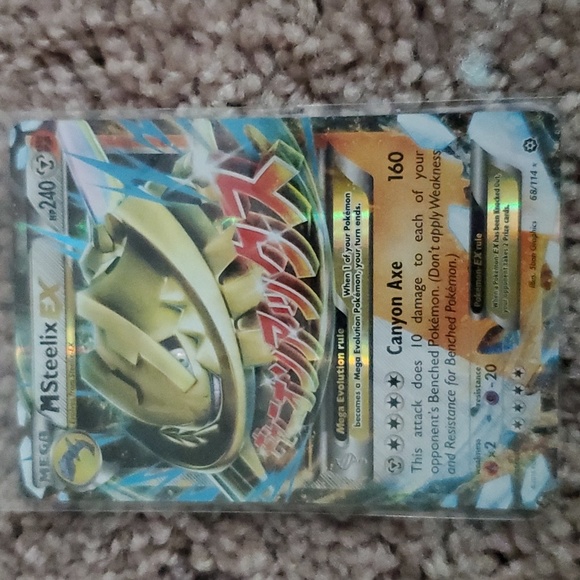 Pokemon Card Mega Steelix (EX)(Comes in empty tin) - Picture 1 of 5